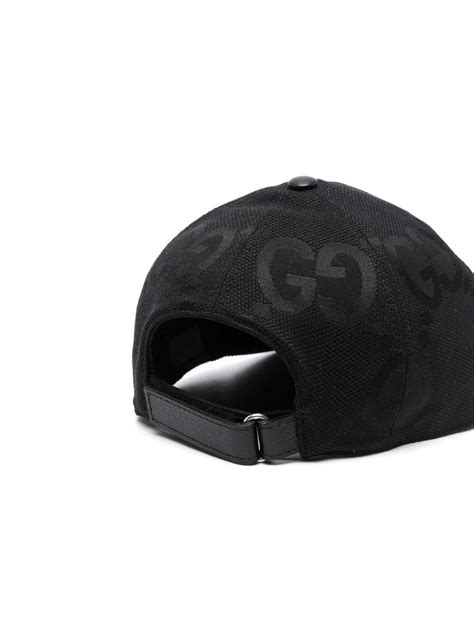 casquette gucci gg jumbo noir|Casquette en cuir et mesh gg jumbo .